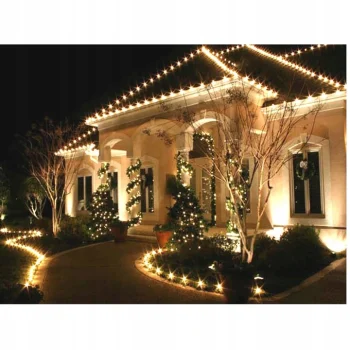 LAMPKI CHOINKOWE 500 LED Ciepły biały Wewnętrzne Zewnętrzne ŚWIATEŁKA