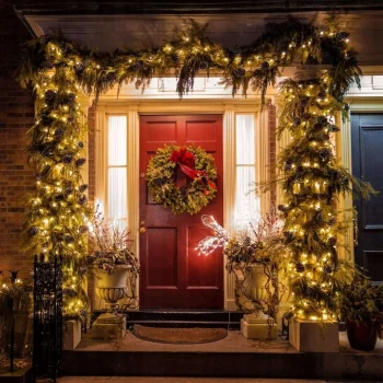 LAMPKI CHOINKOWE 500 LED Ciepły biały Wewnętrzne Zewnętrzne ŚWIATEŁKA