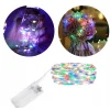 LAMPKI DEKORACYJNE na baterie LED Na druciku ŚWIATEŁKA Multi kolor 2M