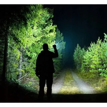 LATARKA TAKTYCZNA WOJSKOWA SURVIVAL LED ZOOM AKUMULATOROWA USB-C MOCNA