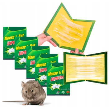 Lep Pułapka NA MYSZY gryzonie szczury MYSZOŁAPKA z klejem Łapka 20 szt.