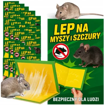 30x LEP NA MYSZY Pułapka KLEJ ŁAPKA SZCZURY MYSZOŁAPKA Łapka SILNA z klejem