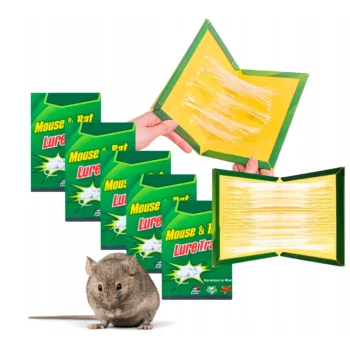 Lep na myszy PUŁAPKA KLEJOWA gryzonie szczury Myszołapka ŁAPKA mocna 5 szt