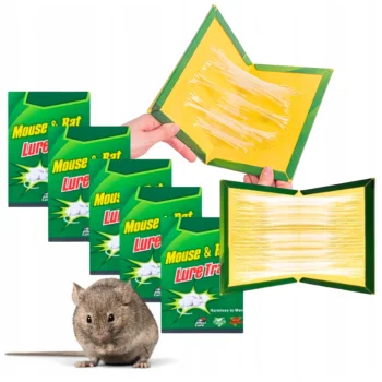 50x LEP na myszy SZCZURY silna pułapka MOCNY KLEJ Aromat MYSZOŁAPKA ŁAPKA