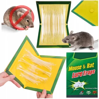 Lep Na Myszy Gryzonie Mocny - Pułapka Łapki Klejące Na Myszy - 1 sztuka