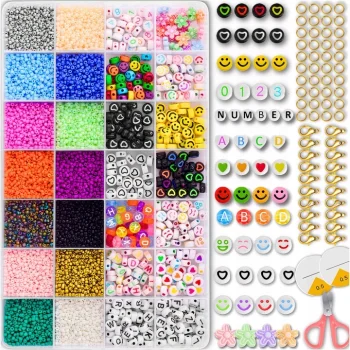 ZESTAW DO ROBIENIA BIŻUTERII BRANSOLETEK NASZYJNIKÓW KORALIKI ZAWIESZKI