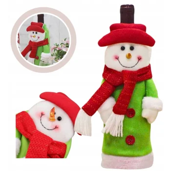 POKROWIEC NA BUTELKĘ WINO ŚWIĄTECZNY PREZENT NA ŚWIĘTA ETUI UBRANKO