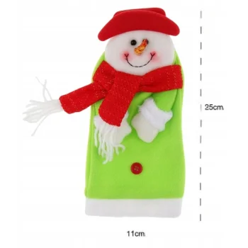 POKROWIEC NA BUTELKĘ WINO ŚWIĄTECZNY PREZENT NA ŚWIĘTA ETUI UBRANKO