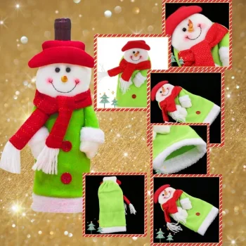 POKROWIEC NA BUTELKĘ WINO ŚWIĄTECZNY PREZENT NA ŚWIĘTA ETUI UBRANKO