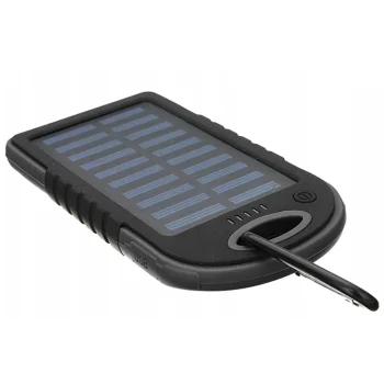 Powerbank Solarny Ładowarka Solarna 4000mAh Latarka Power Bank Pojemny