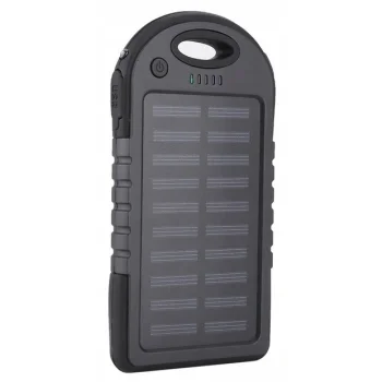 Powerbank Solarny Ładowarka Solarna 4000mAh Latarka Power Bank Pojemny