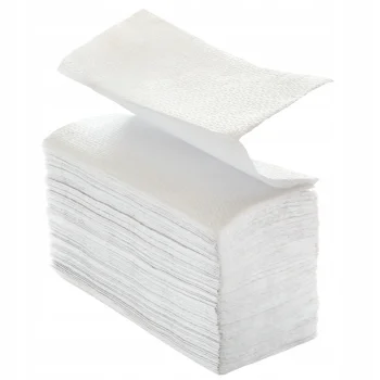 1x RĘCZNIK PAPIEROWY ZZ do podajników Biały SKŁADANY Celuloza 150 listków