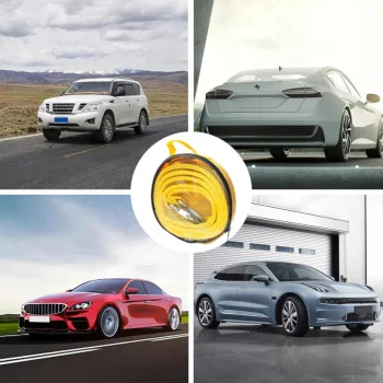 Lina Holownicza Pas Do Holowania Auta Żółta 3 Metry Na Haki Mocna Linka