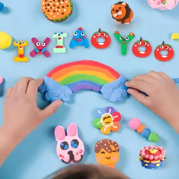 Piankolina 36szt Ciastolina Glina Pianka + Nożyki Magiczna Masa Plastyczna