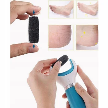 Pilnik Naxan Do Stóp Pięt Elektryczyny Frezarka Tarka Pumeks + 5 Rolek