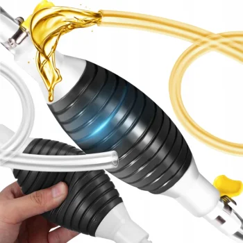 Pompka Ręczna Do Spuszczania Paliwa Ropy Oleju Benzyny Gruszka Wąż 2m