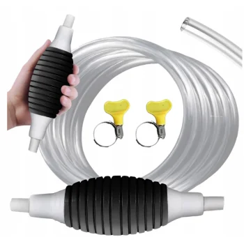 Pompka Ręczna Do Spuszczania Paliwa Ropy Oleju Benzyny Gruszka Wąż 2m