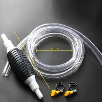 Pompka Ręczna Do Spuszczania Paliwa Ropy Oleju Benzyny Gruszka Wąż 2m