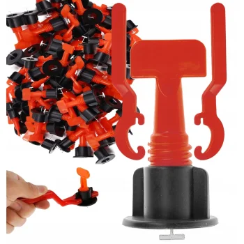 System Do Poziomowania Płytek Zaciski Klipsy Kliny Uchwyt Zestaw 100 Sztuk