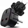 ADAPTER PRZEJŚCIÓWKA ANGIELSKA PODRÓŻNA WTYCZKA ANGLIA UK NA PL POLSKA EU