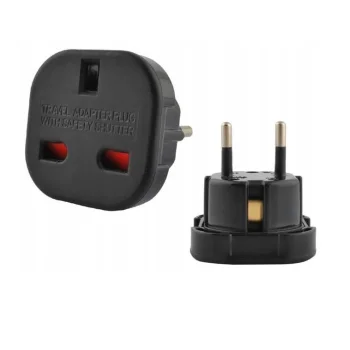 ADAPTER PRZEJŚCIÓWKA ANGIELSKA PODRÓŻNA WTYCZKA ANGLIA UK NA PL POLSKA EU