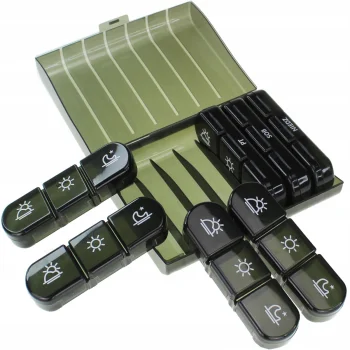 PUDEŁKO Organizer Na Leki Tabletki Tygodniowe 7 dni dla seniora KASETKA