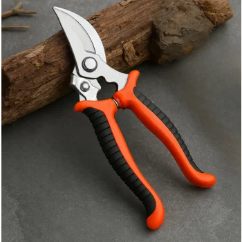 SEKATOR OGRODOWY DO GAŁĘZI PĘDÓW NOŻYCE OSTRZE MIJAJĄCE mocne ostre 19cm