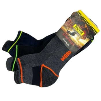 6x Skarpety ROBOCZE skarpetki BHP WORK GRUBE ciepłe ULTRA MOCNE 43-46