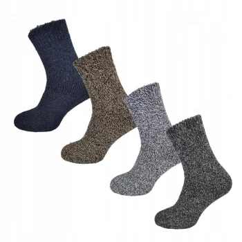 3x Skarpety męskie Zimowe Wełniane Alpaka CIEPŁE SKARPETKI NA ZIMĘ 44-46