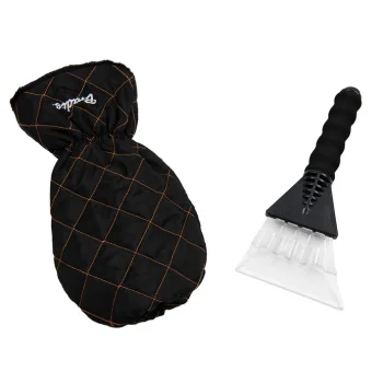 SKROBACZKA OCIEPLANA SKROBAK DO SZYB Z RĘKAWICĄ SAMOCHODOWA DO LODU DO AUTA