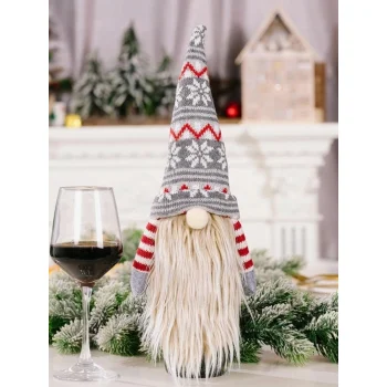 POKROWIEC NA BUTELKĘ WINO Świąteczny Na Święta SKRZAT KRASNAL Ozdoba