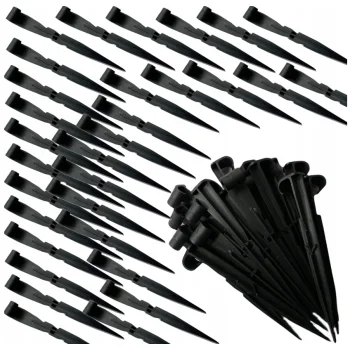 SZPILKI KOTWY do mocowania linii kroplującej rury uchwyty KOTWICE 100 sztuk