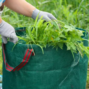 Kosz ogrodowy Worek Pojemnik na liście trawę odpadki 270L SKŁADANY