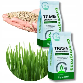TRAWA NASIONA Uniwersalna ODPORNA NA DEPTANIE WIELOLETNIA GĘSTA 10kg