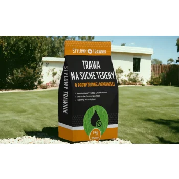 TRAWA NASIONA Na tereny suche Odporna Samozageszczająca Trawnik 15kg