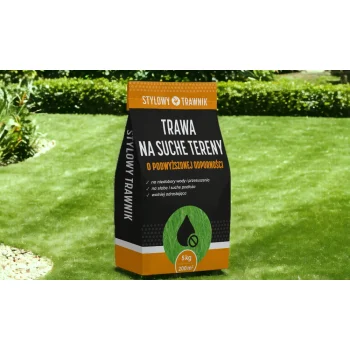 TRAWA NASIONA Na tereny suche Odporna Samozageszczająca Trawnik 5kg