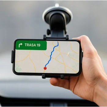 UCHWYT SAMOCHODOWY NA TELEFON SZYBĘ DESKĘ KOKPIT HOLDER DO SAMOCHODU