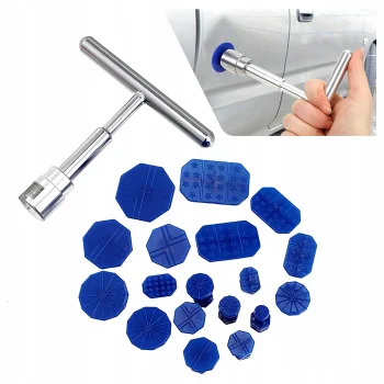 Zestaw do Usuwania Wgnieceń w Karoserii Auta Puller Młotek + 18 Grzybków