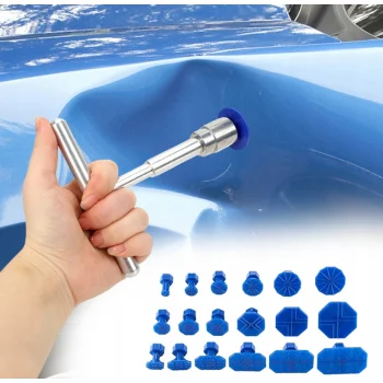 Zestaw do Usuwania Wgnieceń w Karoserii Auta Puller Młotek + 18 Grzybków