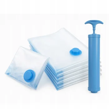 WORKI PRÓŻNIOWE DO PRZECHOWYWANIA UBRAŃ POŚCIELI RÓŻNE ROZMIARY +POMPKA x12