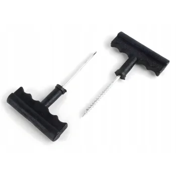 Zestaw Naprawczy do Opon Bezdętkowych Wiertło Szydło Klej 25 x Sznurki