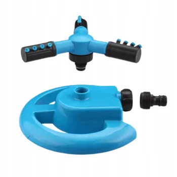 ZRASZACZ OBROTOWY Płaski Wydajny Ogrodowy TRAWNIK 3-RAMIENNY REGULOWANY