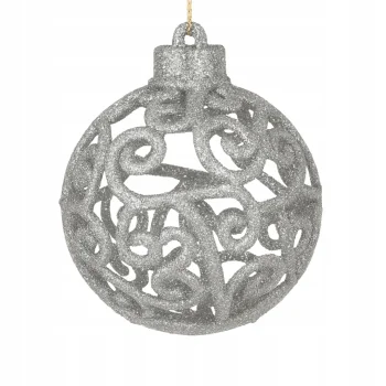 BOMBKI CHOINKOWE srebrne DUŻY ZESTAW NA ŚWIĘTA 100SZT DEKORACJE NIETŁUKĄCE