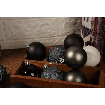 BOMBKI CHOINKOWE ZESTAW BOMBEK NA ŚWIĘTA 24 SZT 3 CM OZDOBY DEKORACJE