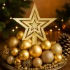 BOMBKI CHOINKOWE złote DUŻY ZESTAW NA ŚWIĘTA 100SZT DEKORACJE NIETŁUKĄCE
