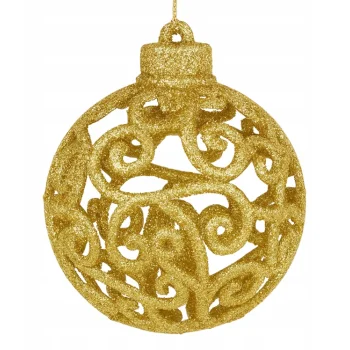 BOMBKI CHOINKOWE złote DUŻY ZESTAW NA ŚWIĘTA 100SZT DEKORACJE NIETŁUKĄCE