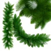GIRLANDA ŚWIĄTECZNA GĘSTA SZTUCZNA ZIELONA CHOINKOWA 1m ośnieżona Dekoracja