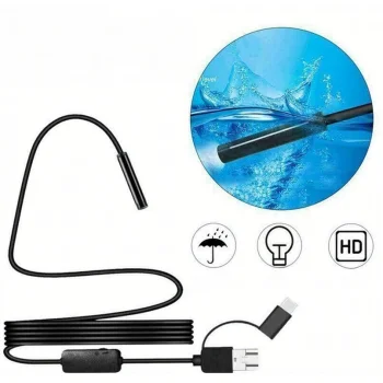 Kamera Endoskopowa Endoskop Inspekcyjna Giętka Led Usb 2m 5,5mm Wodoodporna