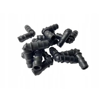 KOLANO do Linii Kroplującej Wciskane Kolanko Wtyk na wąż 16mm 10szt