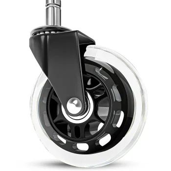 5x KÓŁKA DO FOTELA OBROTOWEGO KAUCZUKOWE ŁOŻYSKOWANE ZESTAW 11mm